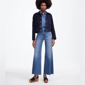 Madewell Flared Wide-Leg Crop Jeans
